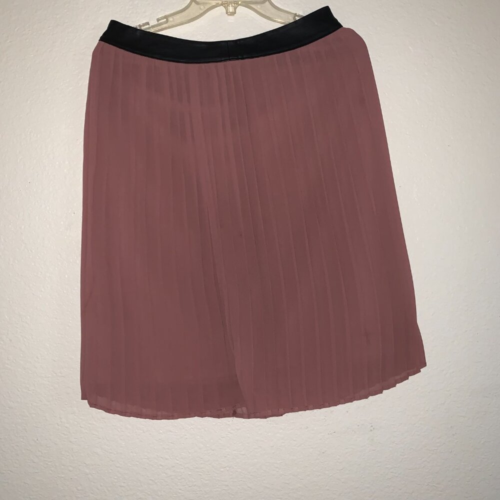 Mossimo Skirt with Faux Leather Waistband